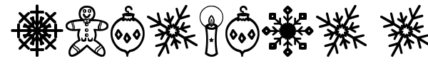 Xmasbats St font preview
